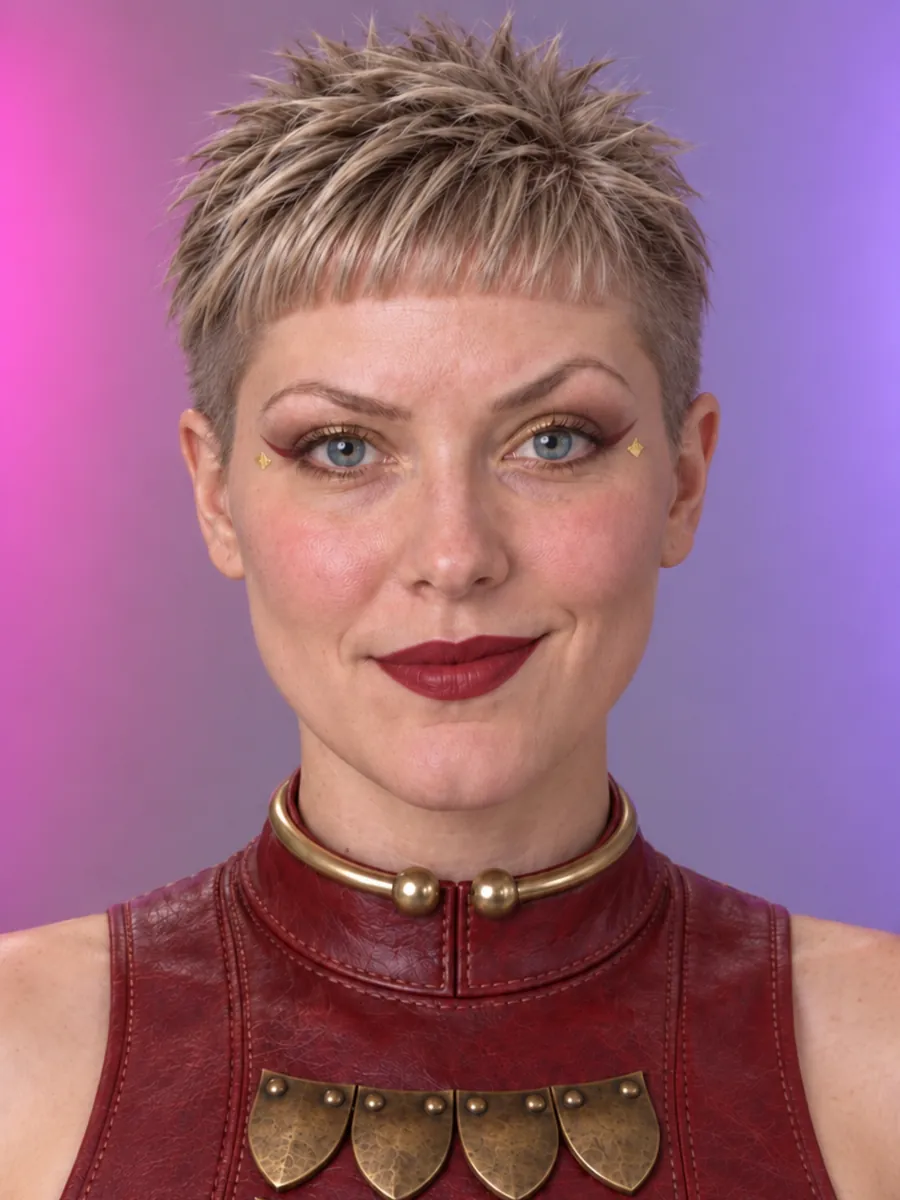 Tuva nachher: Pixie mit freiem Nacken