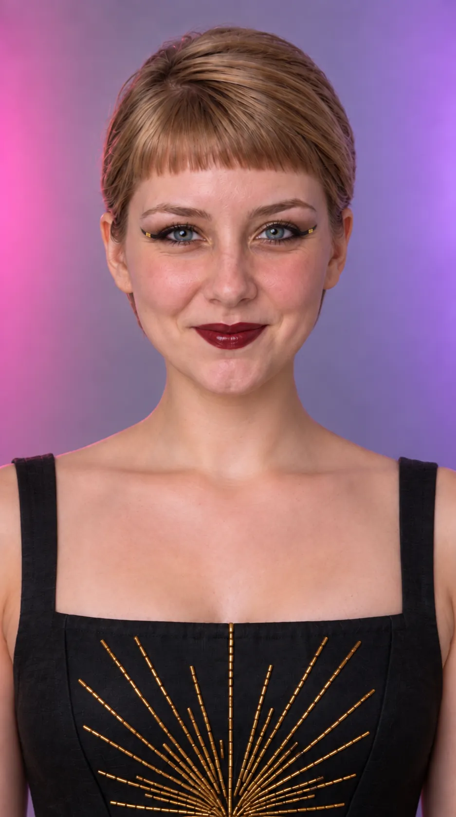 Anneli: Lächelnd mit dem neuen Schnitt