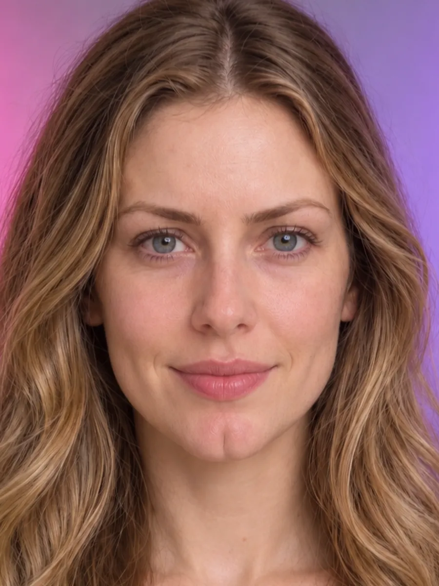 Clara vorher mit langem Haar