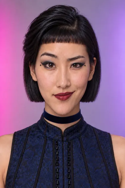Yuna, Glasbläserin, KI-generiert