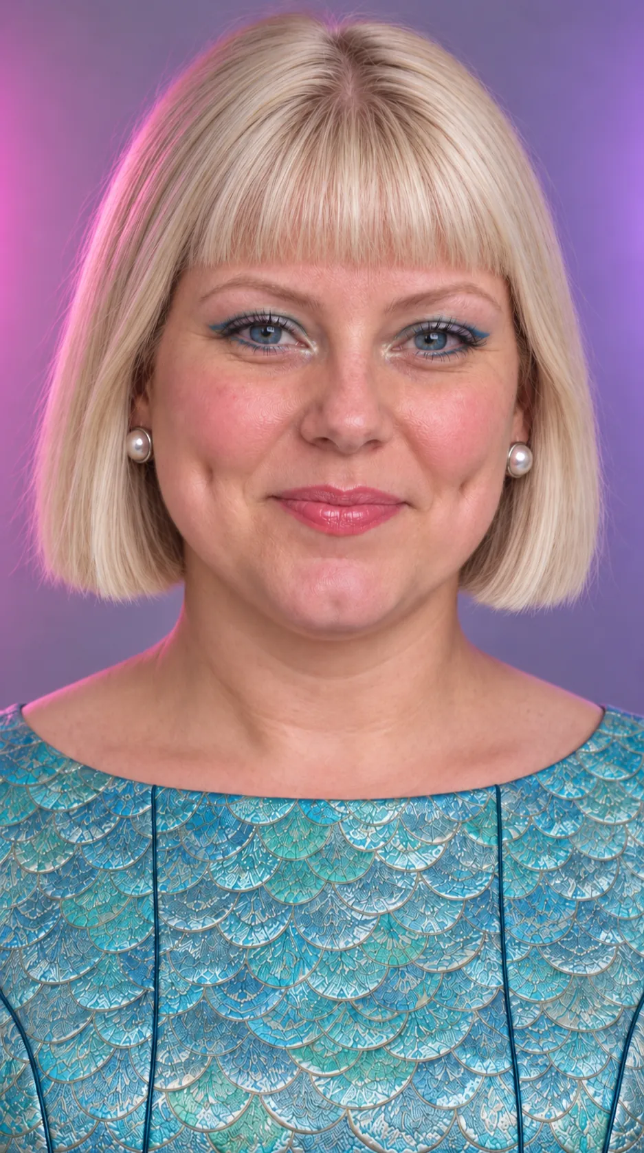 Ingrid: Lächelnd mit dem neuen Schnitt
