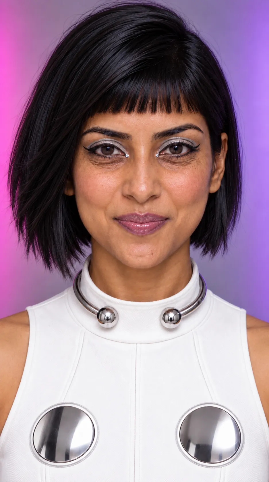 Priya: Lächelnd mit dem neuen Schnitt