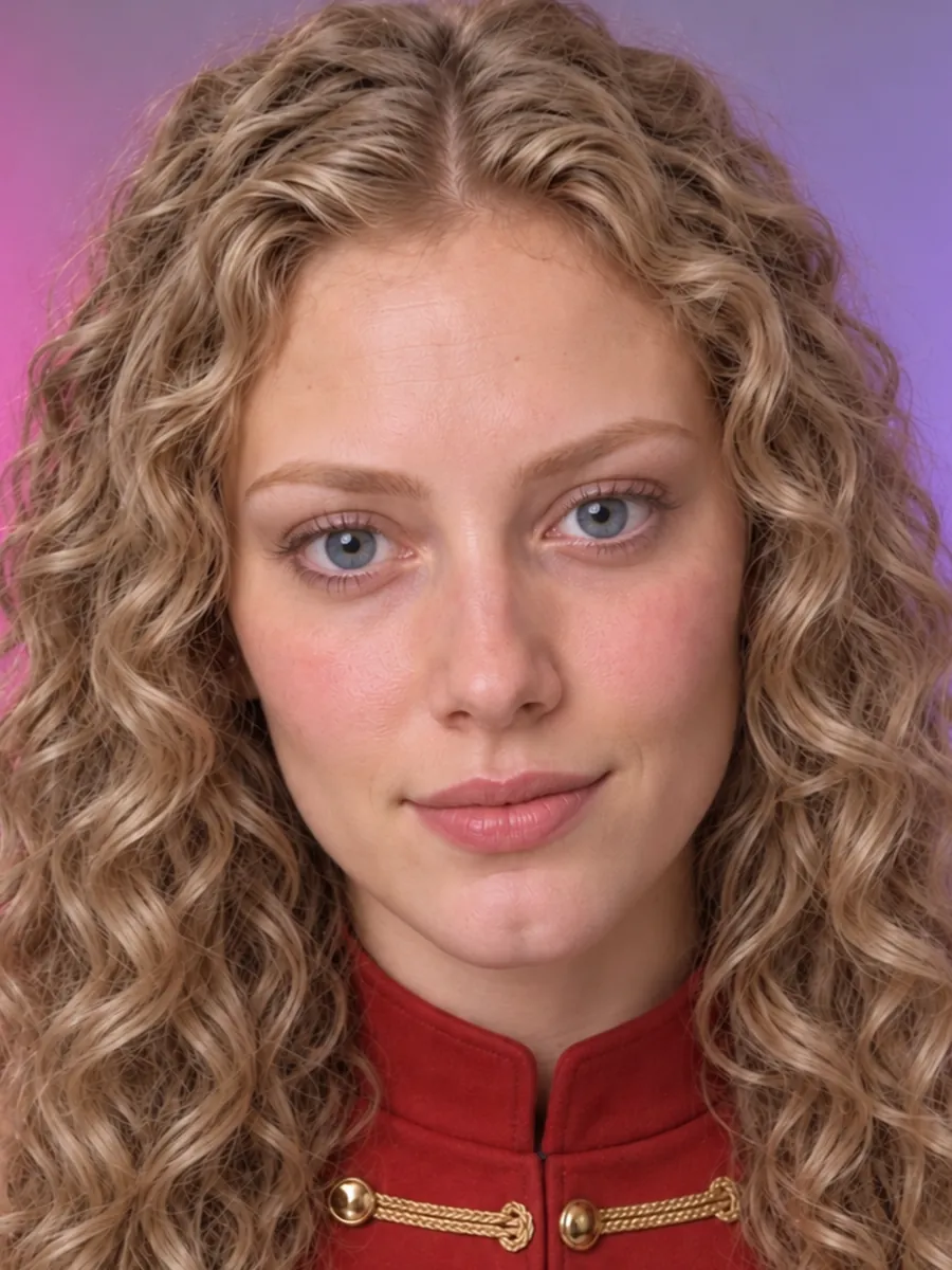 Greta vorher mit langem Haar