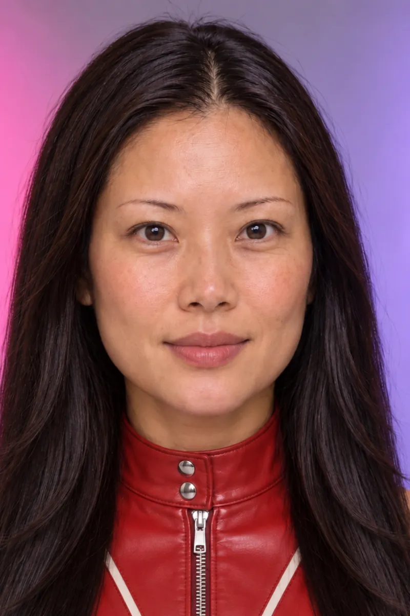 Mei vorher mit langem Haar