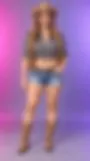 Verdeckte Vorschau: Bonus-Outfit: Western-Cowgirl