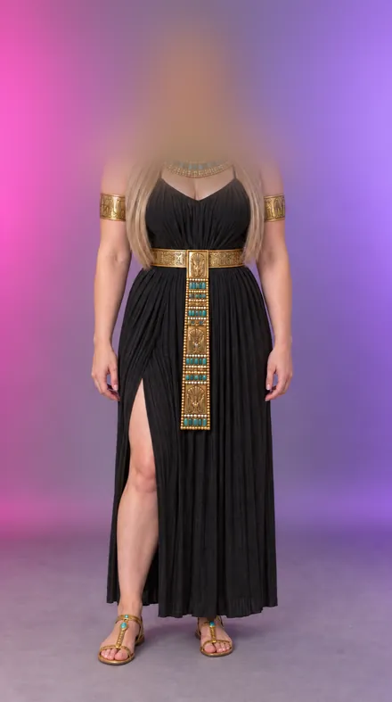 Tuva, Ägyptisches Kleid, KI-generiert