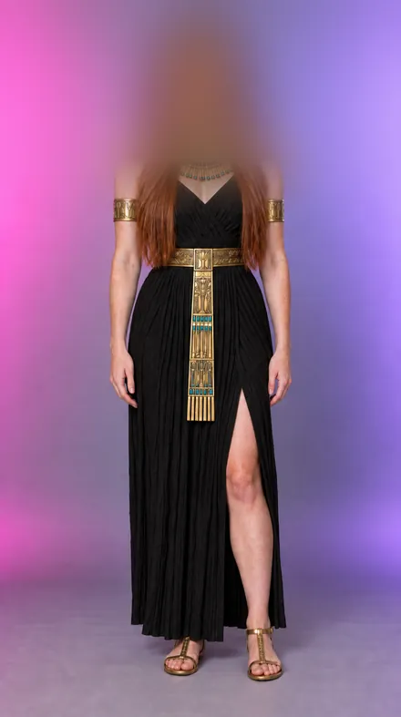 Freja, Ägyptisches Kleid, KI-generiert