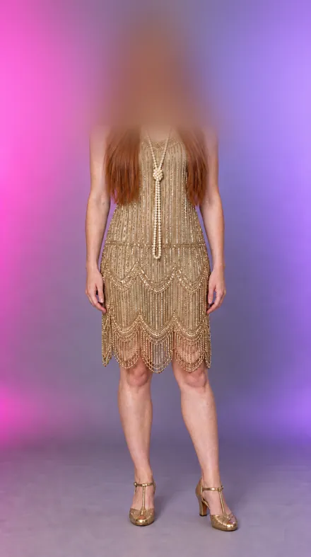 Freja, Flapper-Look der 20er, KI-generiert