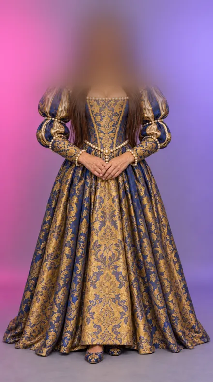 Sierra, Renaissancekleid, KI-generiert