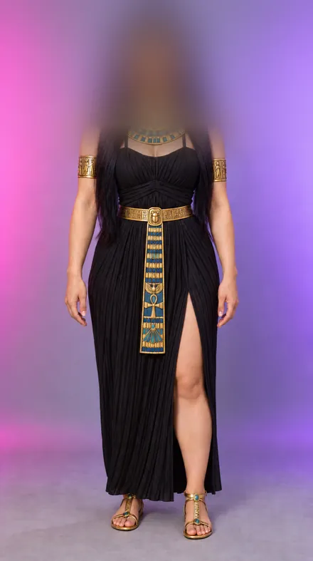 Yuna, Ägyptisches Kleid, KI-generiert