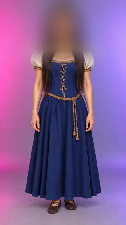 Mei, Mittelalterkleid, KI-generiert
