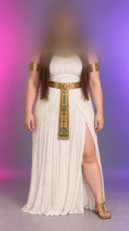 Zoe, Ägyptisches Kleid, KI-generiert