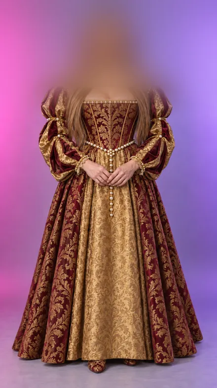 Antonia, Renaissancekleid, KI-generiert